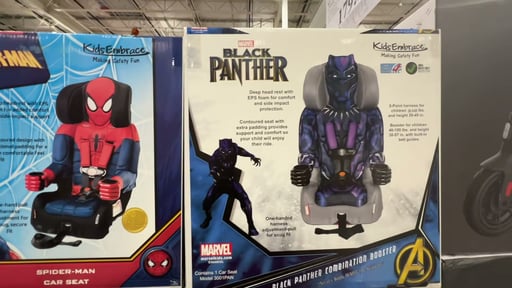 KidsEmbrace Character Car Seat