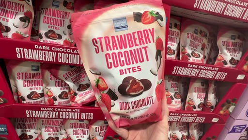 Edward Marc Dark Chocolate Strawberry Coconut Bites 18 oz