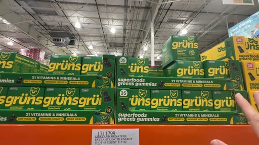 Grüns Adult Greens Gummies, 35 Daily Packs