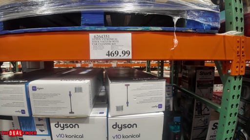 Dyson V10 Konical Cordless Stick Vacuum with Car Cleaning Kit