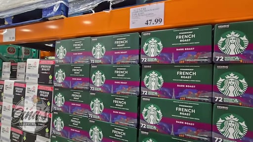 Starbucks French Roast Dark Roast 72 Count K-Cup Pods