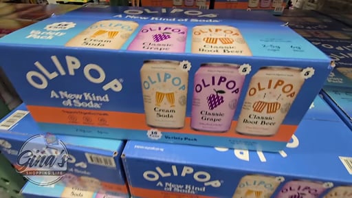 OLIPOP Prebiotic Soda Variety Pack 15/12 oz
