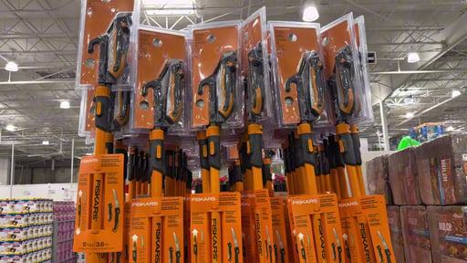 Fiskars 12' Tree Pruner & 7" Folding Saw