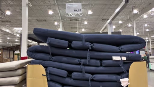 Peak Season Chaise Lounge Cushion with Head Rest Outdoor Use