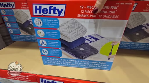 Hefty 12 Piece Shrink-Pak Combo