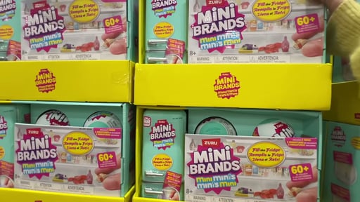 Mini Brands Fill the Fridge