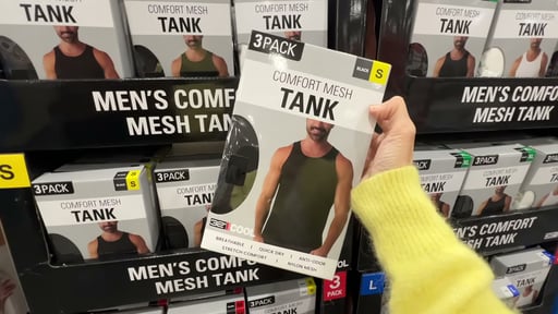 32 Degrees Comfort Mesh Tank Top 3 Pack