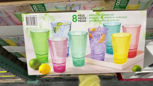 Jia Wei 22 oz. Drinkware Set of 8
