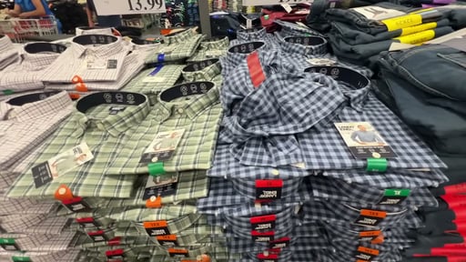 Lands' End Men's Long Sleeve Button-Up Shirt