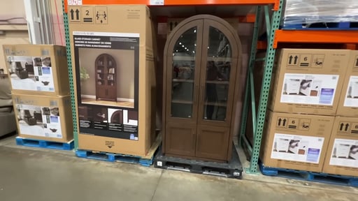 Abbyson Home Aspen 80" Display Cabinet