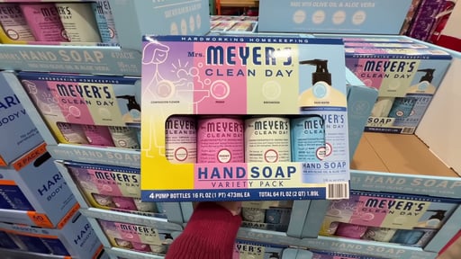 Mrs. Meyer's Clean Day Hand Soap 4-Pack, 16 fl oz