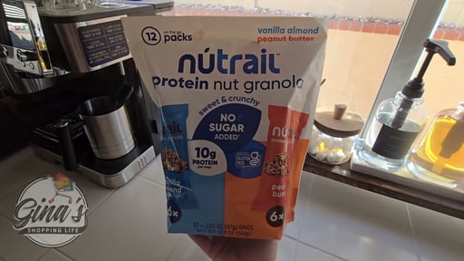 NuTrail No Sugar Added Protein Nut Granola, 12 / 1.6 oz Bags
