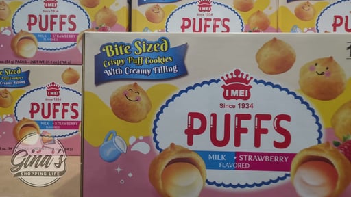 I-MEI Cream Puff Milk + Strawberry 27.09 oz