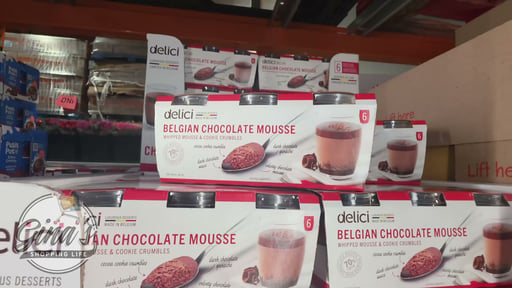 Delici Belgian Chocolate Mousse 6 Pack, 2.67 oz Cups