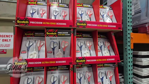 3M Scotch Precision Ultra Edge 8" Scissors, 3-Pack