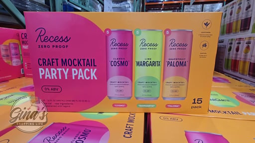 Recess Zero Proof Variety Pack, 15 × 12 oz Cans (5.625 qts)