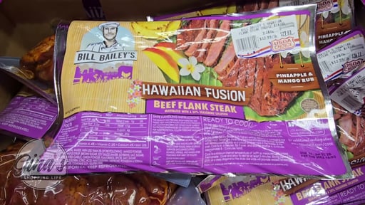 Bill Bailey's Hawaiian Fusion Flank Steak Per Lb