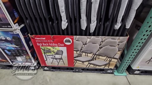 Maxchief Metal Highback Padded Folding Chair