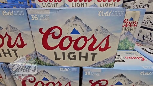 Coors Light 36/12 Ounce Cans