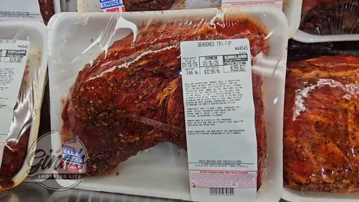 Kirkland Signature Seasoned Tri-Tip per lb