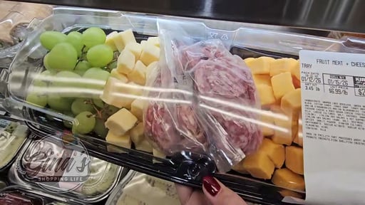 Fruit, Meat & Cheese Tray Per Lb