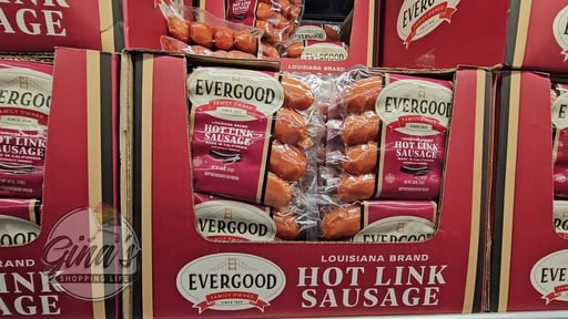 Evergood Louisiana Hot Links Pork Casing 3 lbs
