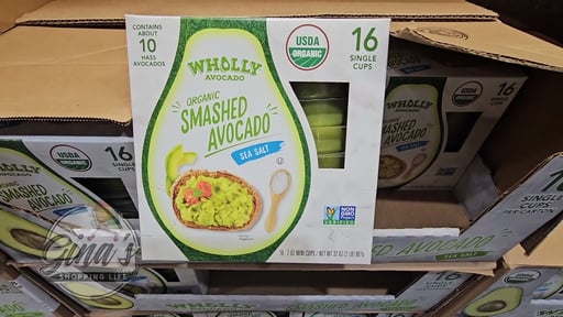 Wholly Organic Smashed Avocado 16/2 oz