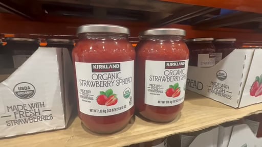 Kirkland Signature Organic Strawberry Spread, 42 oz