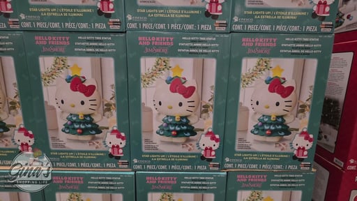 Jim Shore Hello Kitty Christmas Tree with LED Star, 14.75 in.