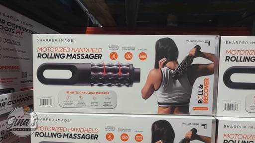Sharper Image Handheld Rolling Massager