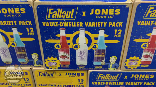 Jones Soda Fallout Nuka-Cola Vault-Dweller Variety Pack, 12 × 12 fl oz