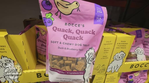 Bocce's Quack, Quack, Quack Duck & Blueberry Dog Treats, 2 lb