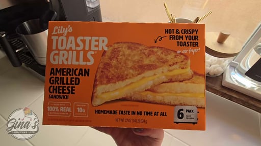 Lily's Toaster Grills American Grilled Cheese Sandwiches, 12 CT