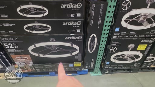 Artika Sunnyvale 52-in. Black Ceiling Fan with LED Light
