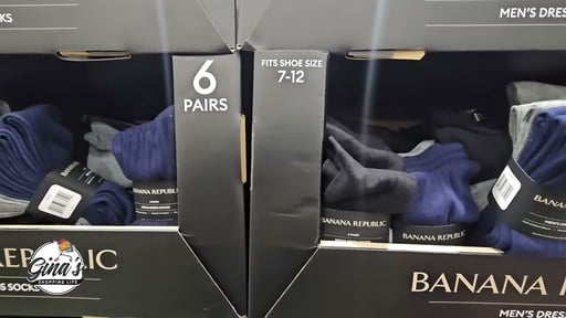 Banana Republic Men's Dress Sock 6 Pair