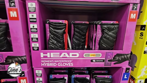 HEAD Women's Waterproof Hybrid Gloves