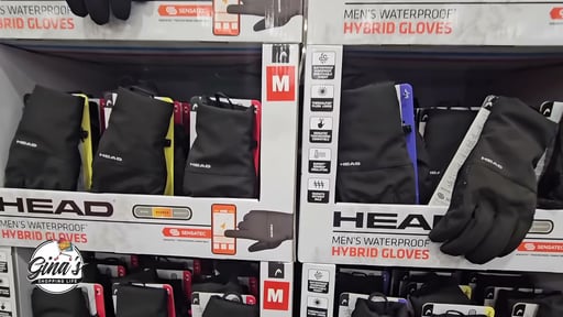 HEAD Men's Waterproof Hybrid Gloves