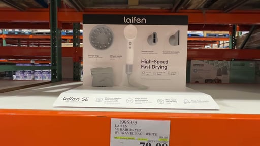 Laifen SE Hair Dryer with Travel Bag - White