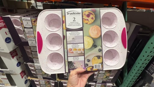 Trudeau Structure Silicone Muffin & Cupcake Pans, 2-Pack