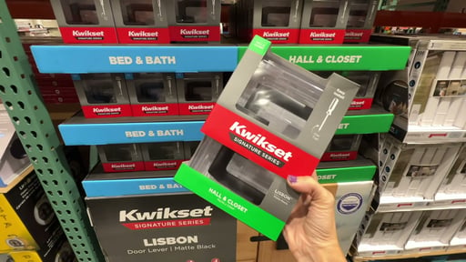 Kwikset Lisbon Lever - Matte Black