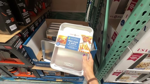 Nordic Ware Naturals Aluminum 1/6 Sheet Pan, 4-Pack