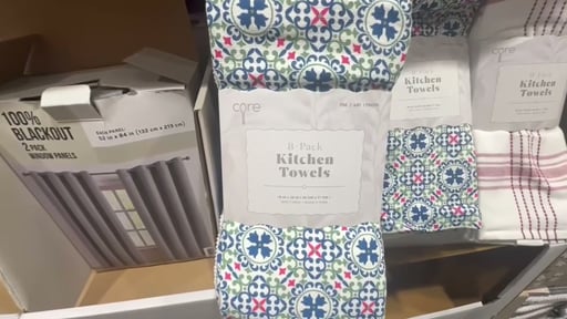 Core Home 8-Piece Terry Kitchen Towel Set
