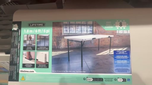 Lifetime Products 6' Fold in Half Table