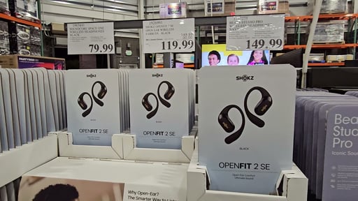 Shokz OpenFit 2 SE Open-Ear True Wireless Earbuds - Black