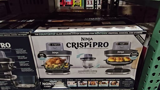 Ninja Crispi Pro 6-in-1 Glass Countertop Air Fryer
