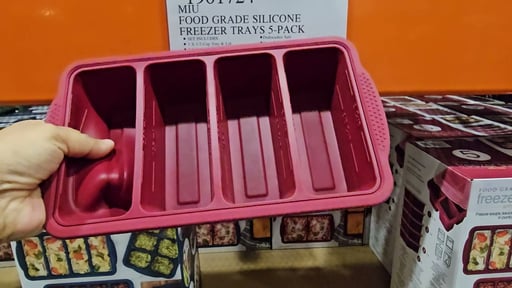 MIU Food Grade Silicone Freezer Trays 5-Pack