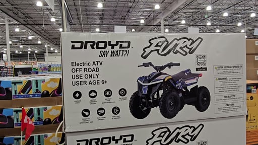 Droyd Fury Youth Electric ATV — Verify Local Laws
