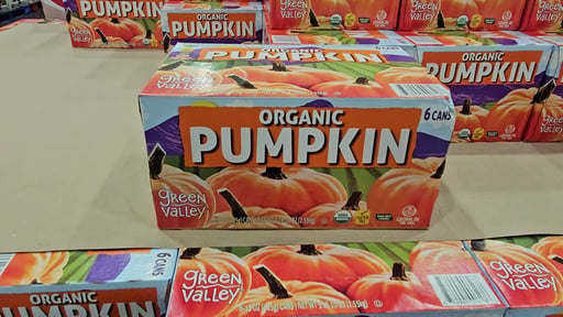 Green Valley Organic Pumpkin 6/15 oz