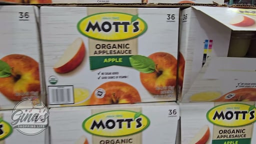 Mott's Organic Apple Sauce 36/3.9 oz Cups