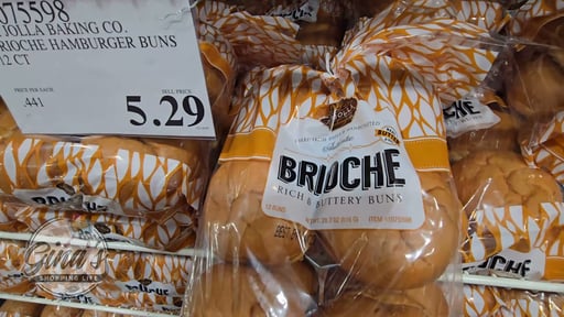 La Jolla Baking Co. Brioche Hamburger Buns 12 CT